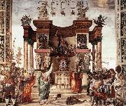 LIPPI, Filippino St Philip Driving the Dragon from the Temple of Hieropolis Sweden oil painting artist